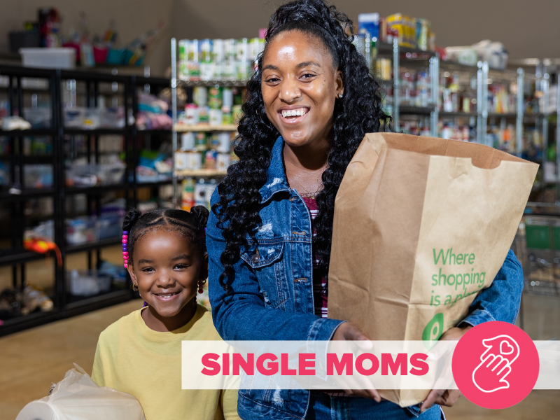 Single Mom in One More Child's program with Daughter