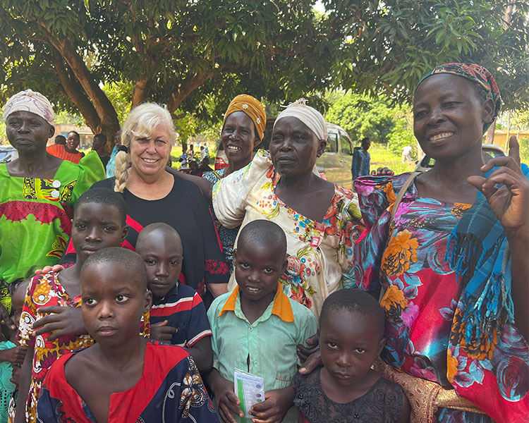 Katherine Hines in Uganda