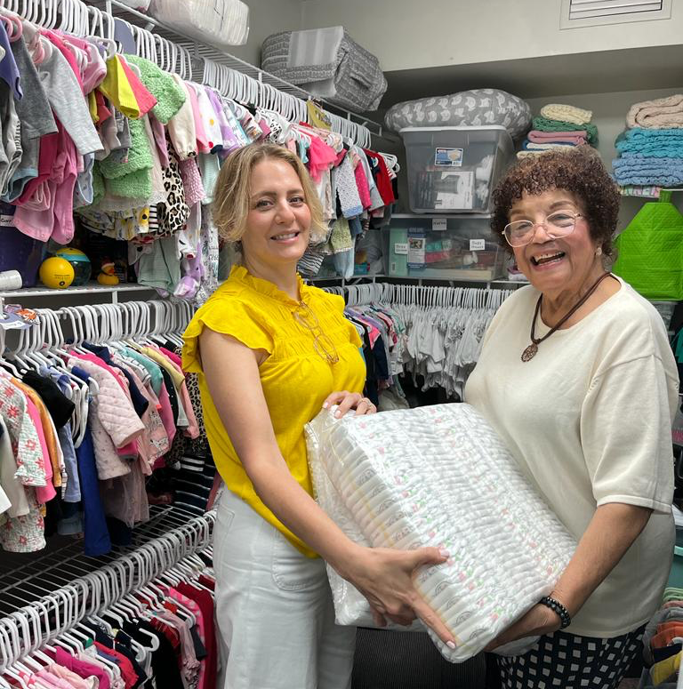 Expecting Moms Blessed by Diaper Donations One More Child