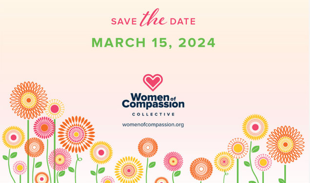 Women of Compassion Save the Date Invite