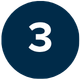 Blue circle with number 3
