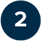Blue circle with number 2